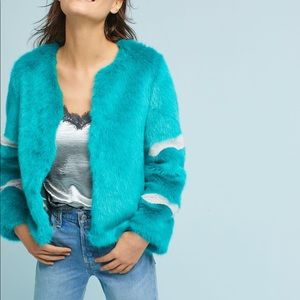 Molliolli Bright Faux Fur Coat from Anthroplogie